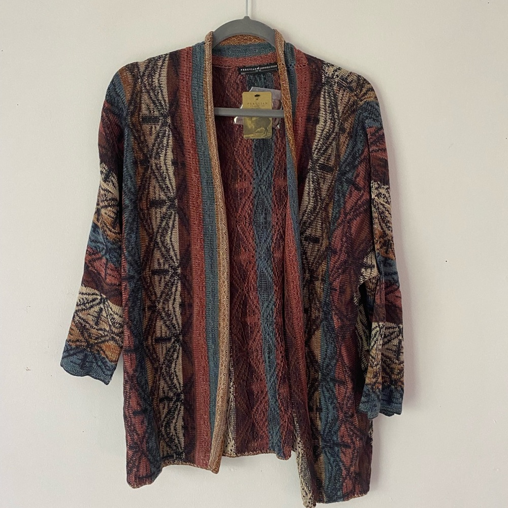 🧚🏼‍♂️Vintage Boho Hippy Cardigan🌿🌛